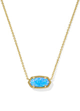 Elisa Necklace Gold Periwinkle Opal by Kendra Scott
