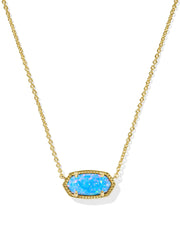 Elisa Necklace Gold Periwinkle Opal by Kendra Scott