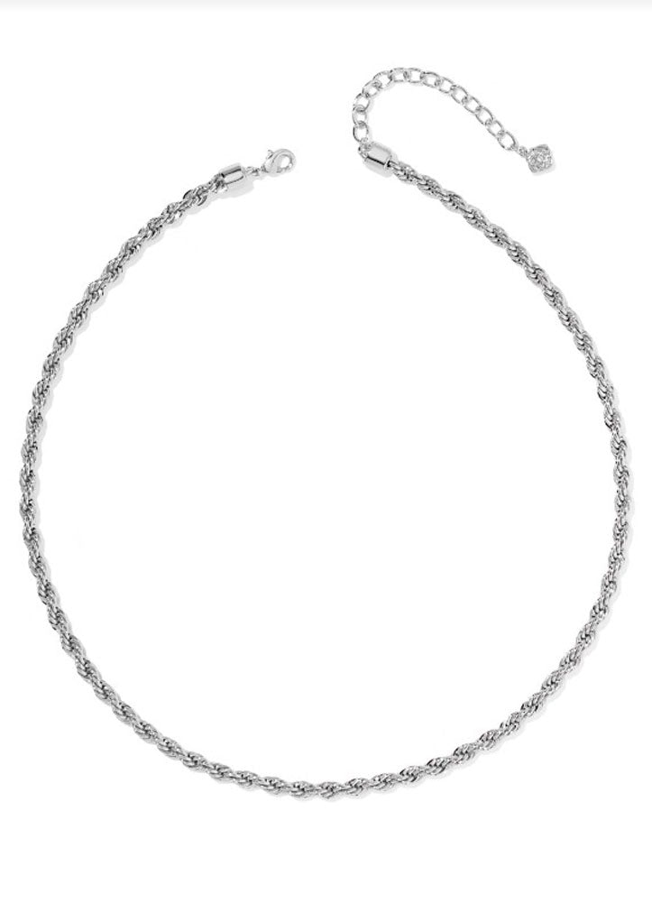 Isabelle Chain Necklace Rhod Metal by Kendra Scott