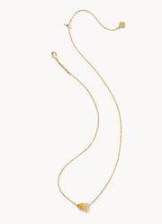 Tatum Short Pendant Necklace Gold Yellow Mix by Kendra Scott