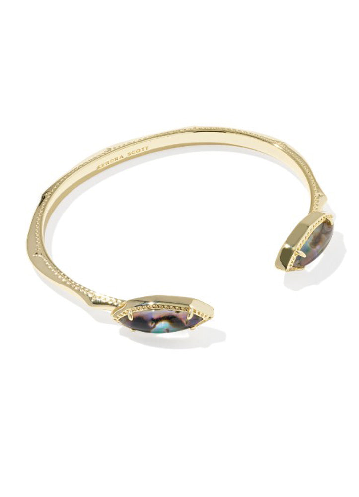 Ophelia Cuff Bracelet Gold Abalone Shell by Kendra Scott