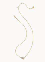 Tatum Short Pendant Necklace White CZ Mix by Kendra Scott