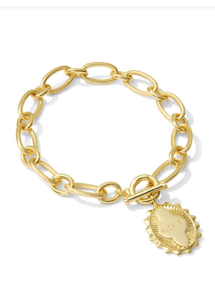 Mama Link Chain Bracelet Gold Metal by Kendra Scott
