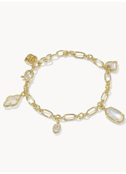 Icon Charm Bracelet Gold Neutral Mix by Kendra Scott