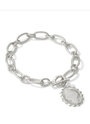 Mama Link Chain Bracelet Rhod Metal by Kendra Scott