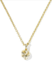 Parker Knot Pendant Necklace Gold Metal by Kendra Scott