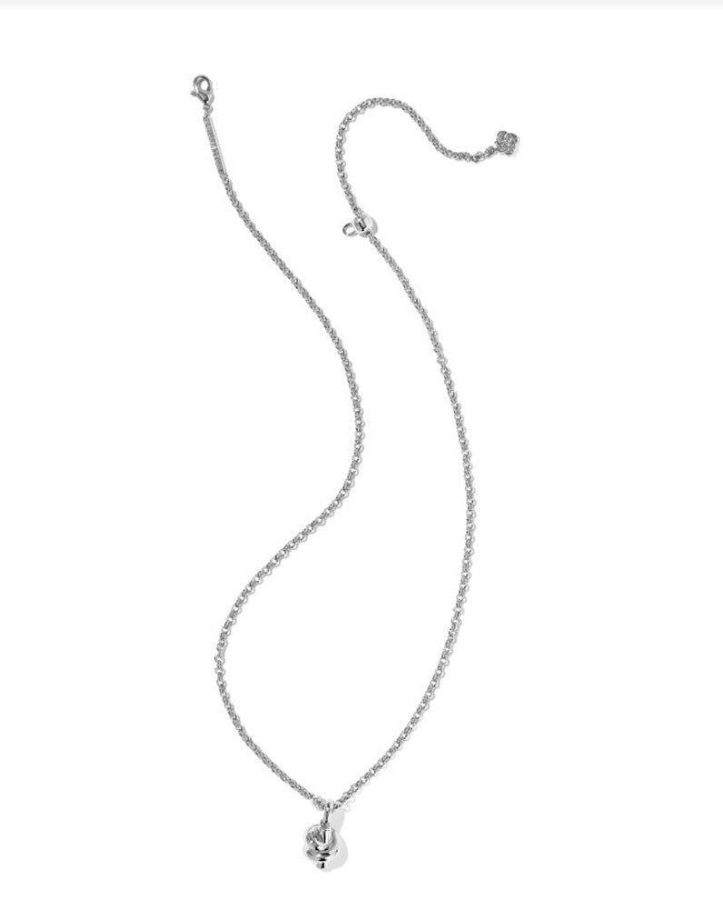 Parker Knot Pendant Necklace Rhod Metal by Kendra Scott