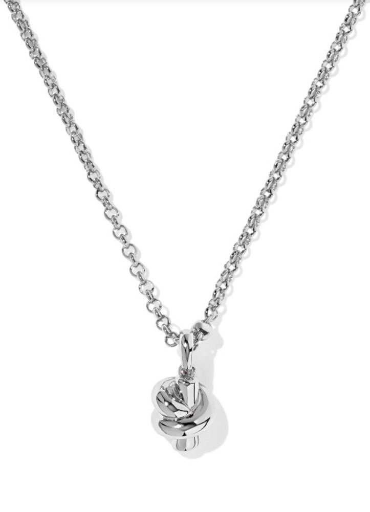 Parker Knot Pendant Necklace Rhod Metal by Kendra Scott
