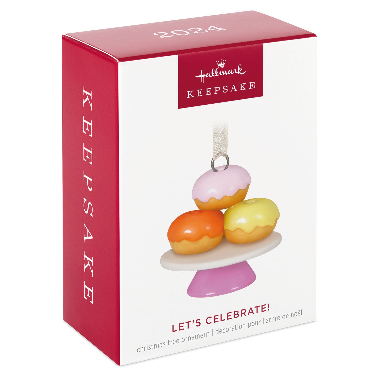 Hallmark Mini Let's Celebrate! Porcelain Ornament, 1''