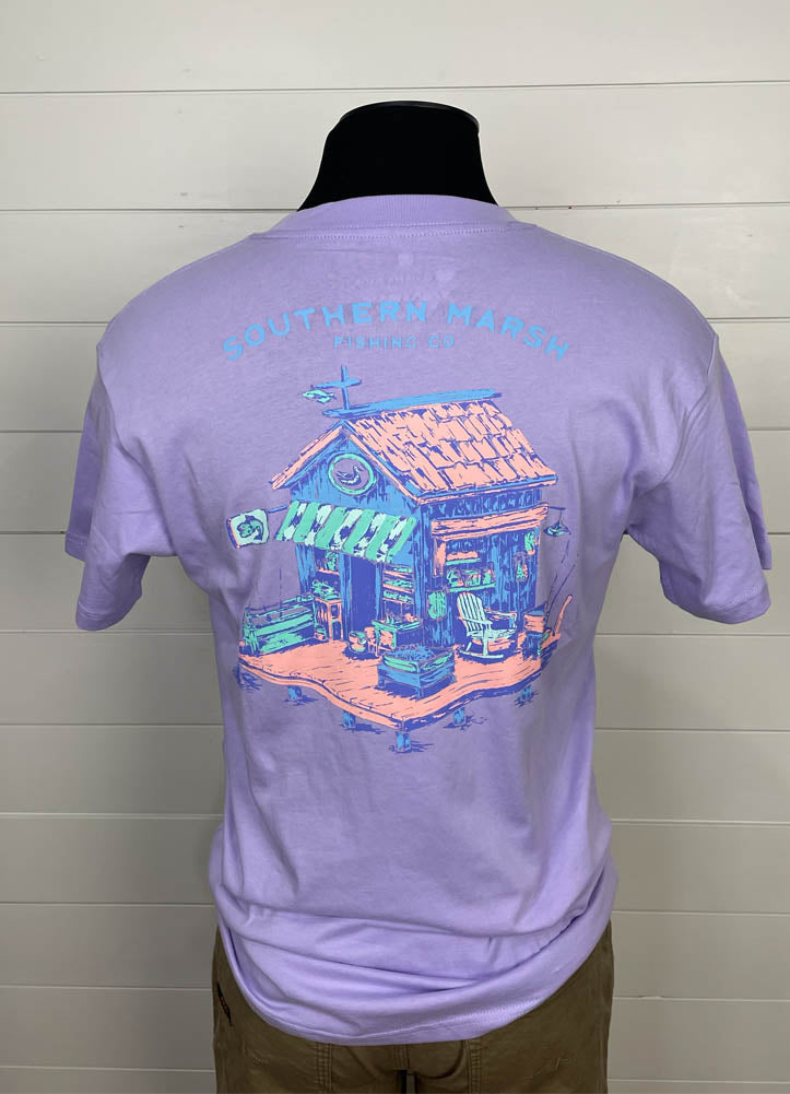 Bait Shack in Wharf Purple by Southern Marsh