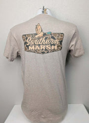 Branding- Inflight Badge Washed Burnt Taupe by Southern Marsh