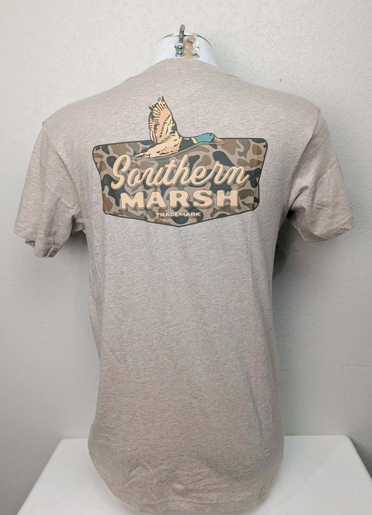 Branding- Inflight Badge Washed Burnt Taupe by Southern Marsh