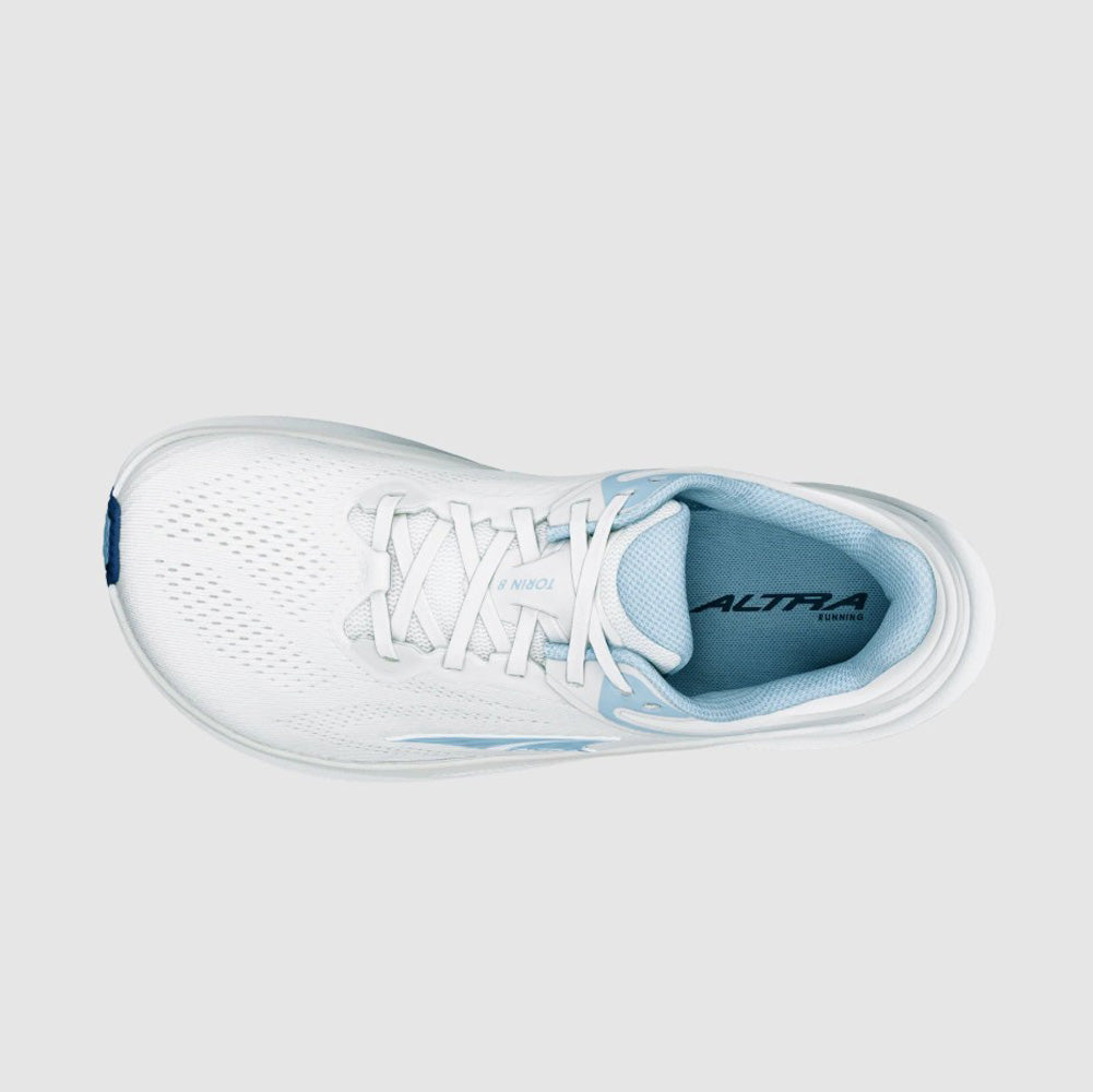 Torin 8 in White/Light Blue by Altra