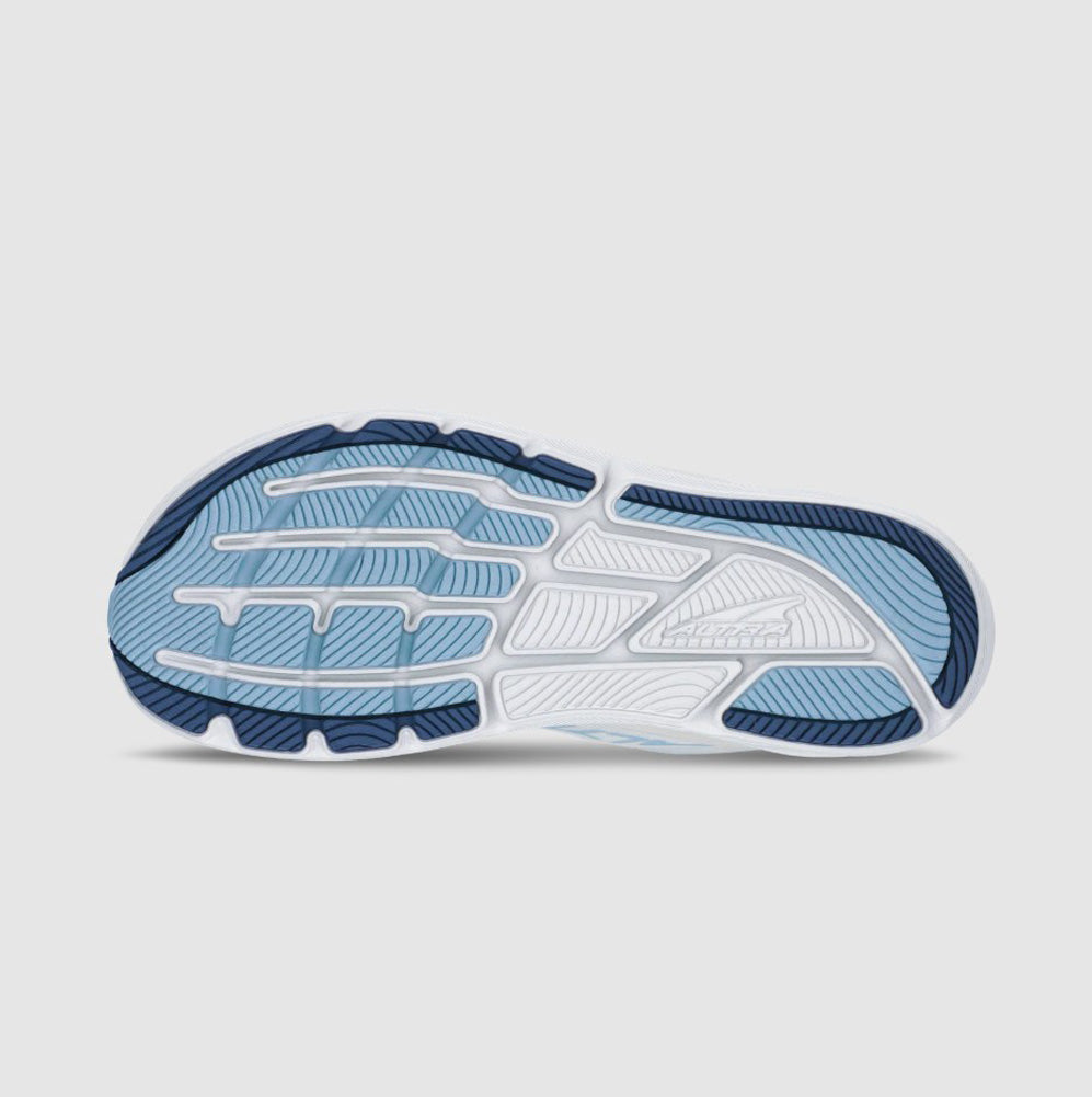Torin 8 in White/Light Blue by Altra