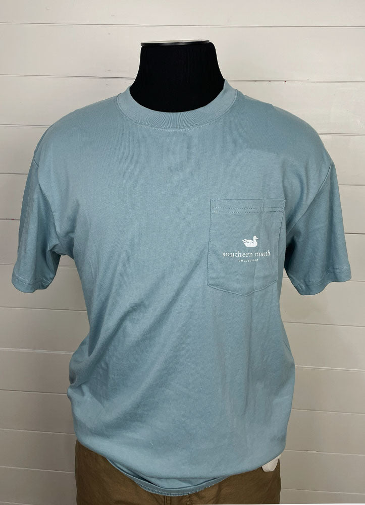 Lab Sips Tee in Galicia Green by Southern Marsh