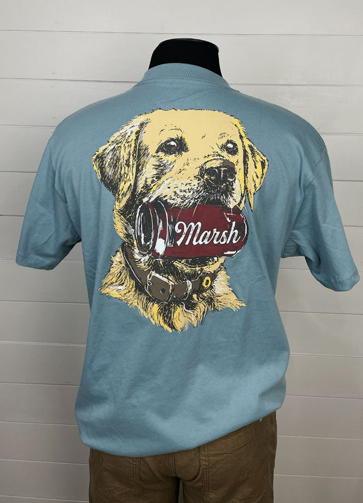 Lab Sips Tee in Galicia Green by Southern Marsh