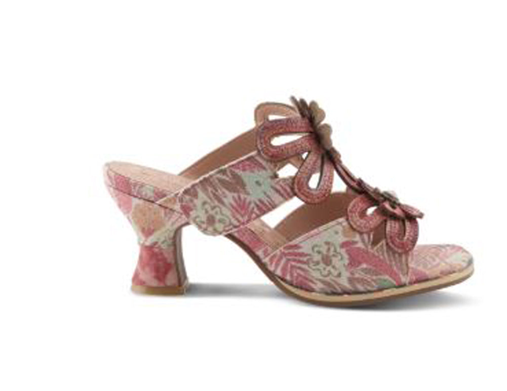 Alania Garden in Red Multi by L Artiste