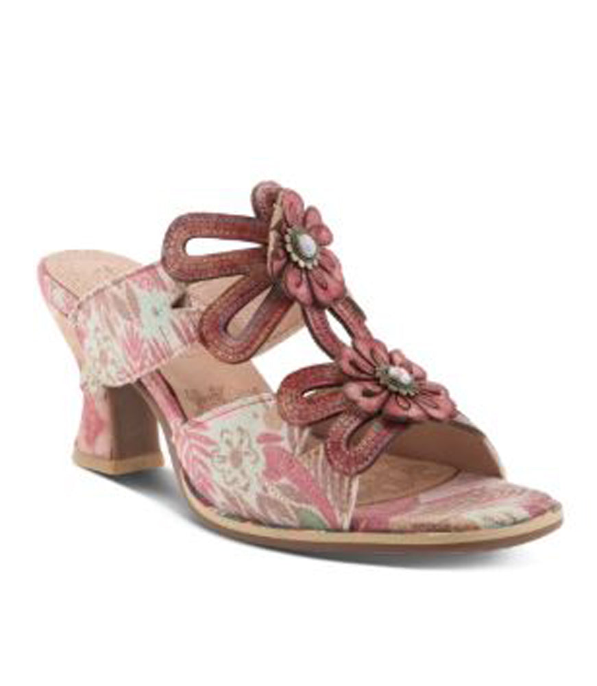 Alania Garden in Red Multi by L Artiste