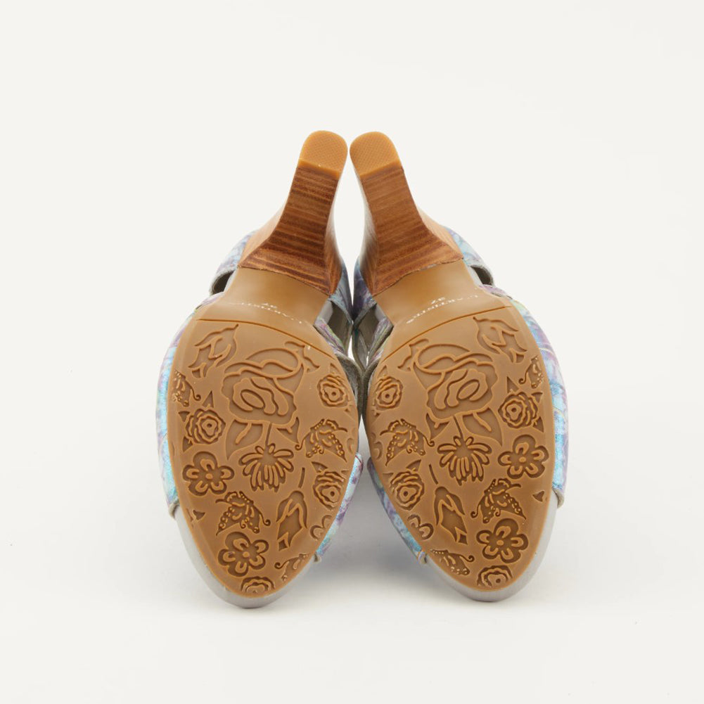 Amora in Blue Multi Leather by L Artiste