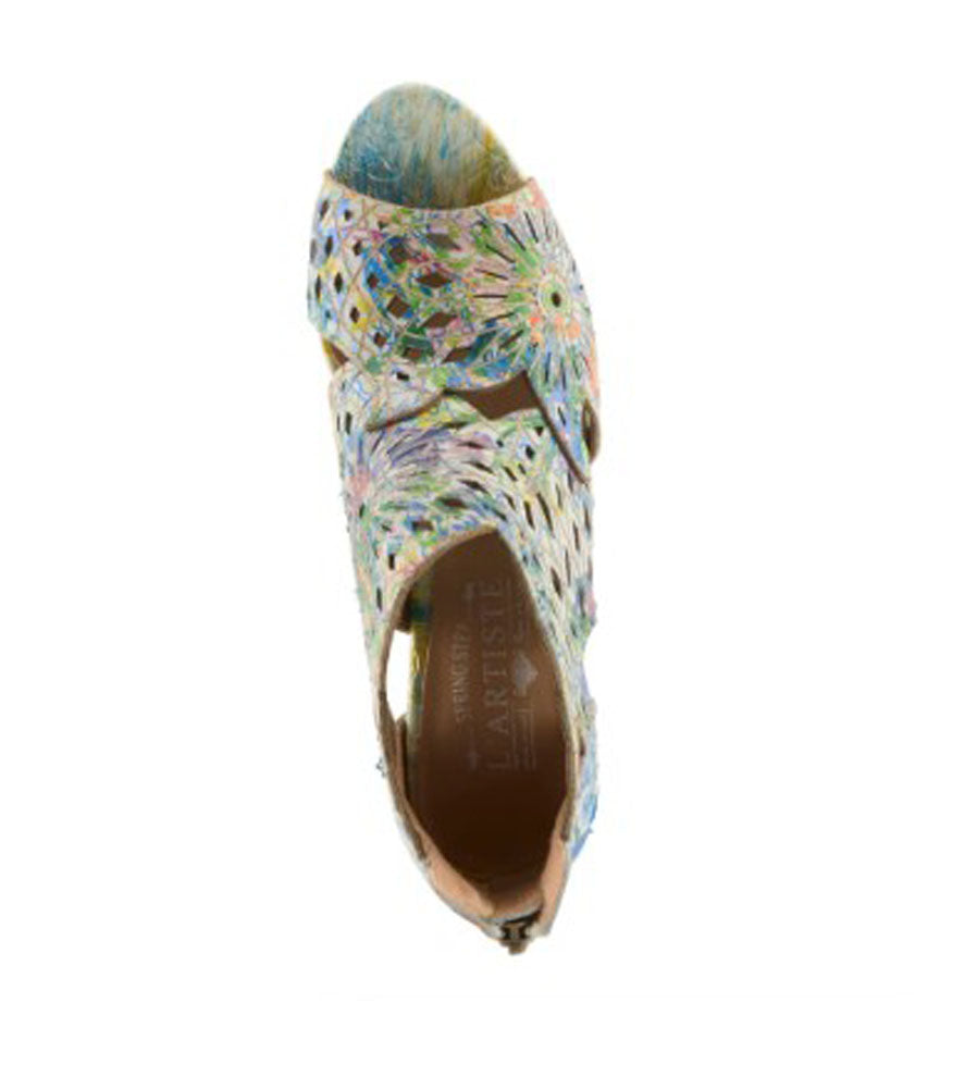 Amora Fire in Blue Multi by L Artiste