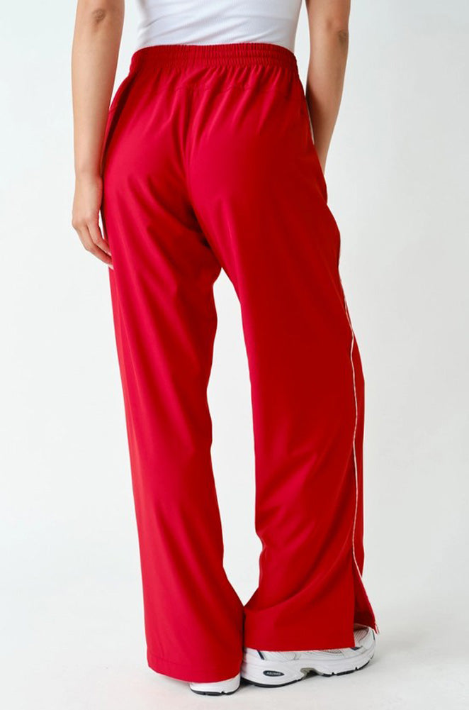 Finish Line Track Pants in Smitten Cherry by Mono B