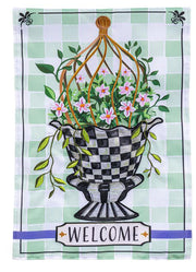 Spring Topiary Garden Flag by Evergreen