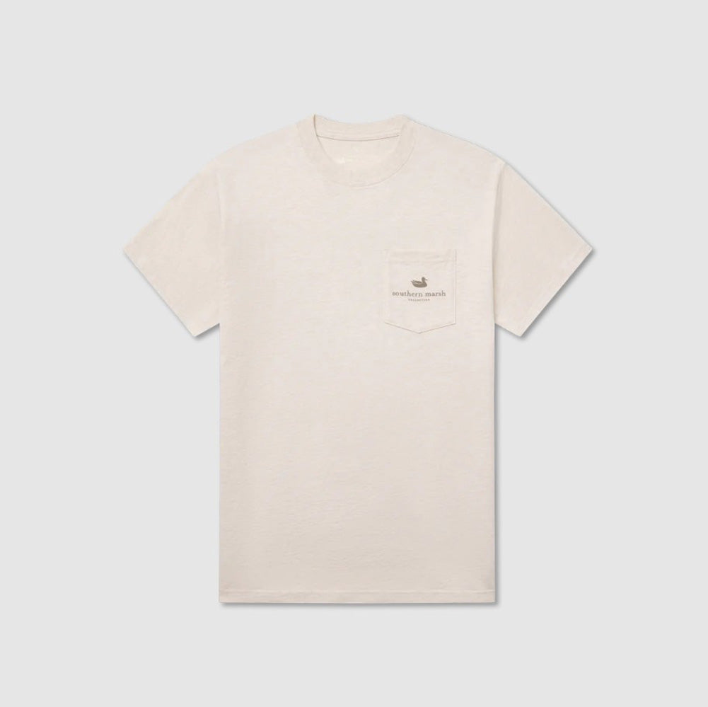 Pointer Uplander Tee in Washed Pebble by Southern Marsh