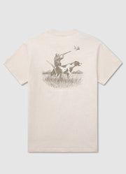 Pointer Uplander Tee in Washed Pebble by Southern Marsh