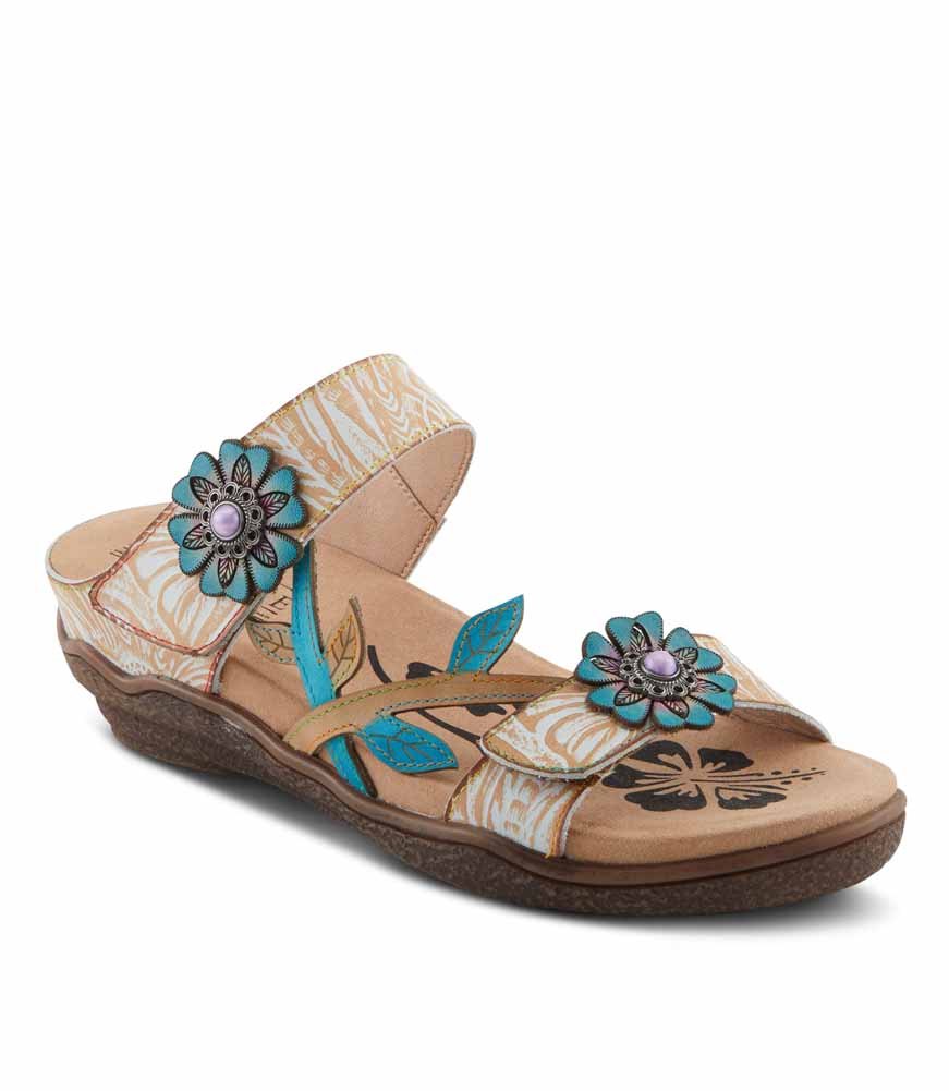 Aymee in Beige Multi by L Artiste