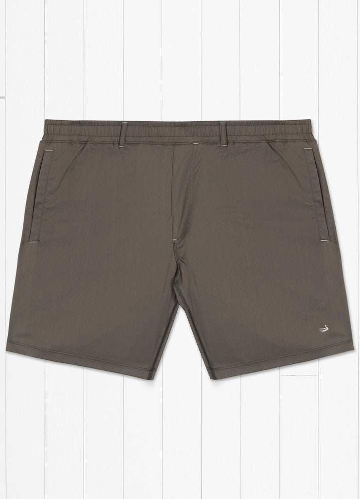 Billifish Lined Performance Short in Midnight Gray by Southern Marsh