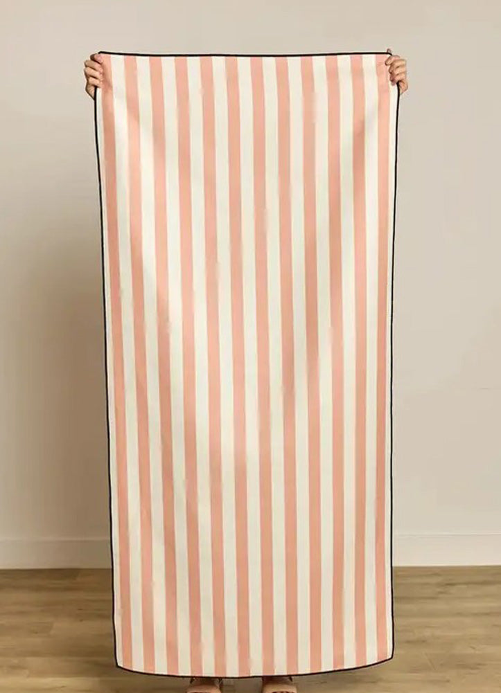 Cabana Orange Beach Towel by Geometry