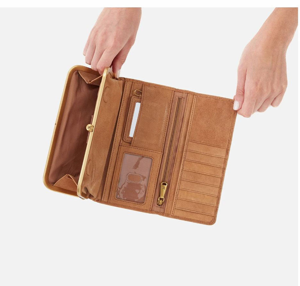 Rachel Continental Wallet Whiskey by Hobo