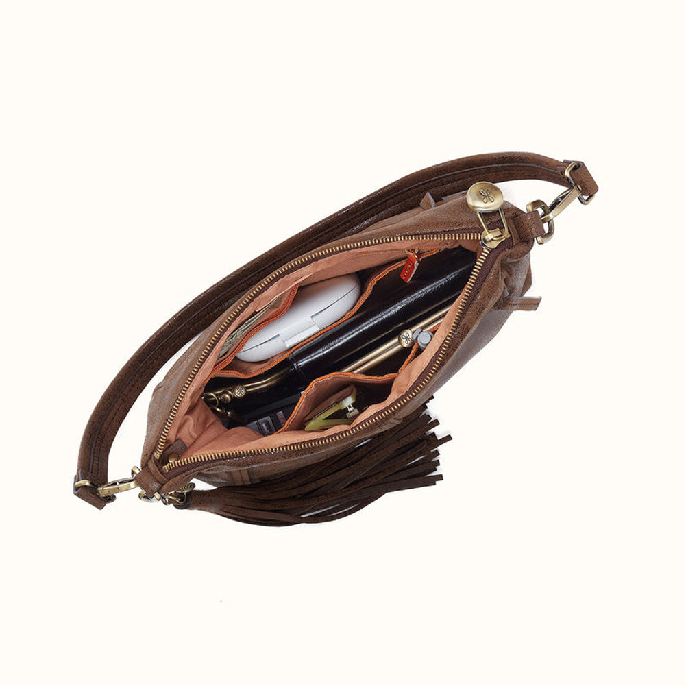 Kori Crossbody Shoulder Bag Mocha by Hobo