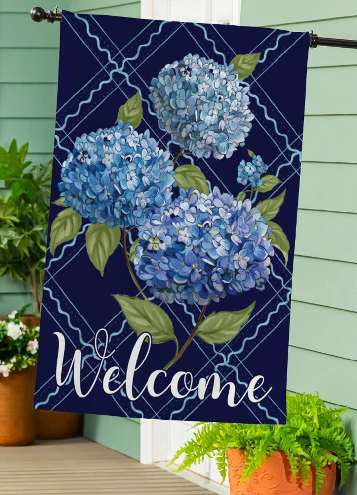 Gilded Meadow Burlap House Flag by Evergreen