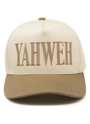 Yahweh Retro Two Tone Cap Khaki/Beige by Funky Junque
