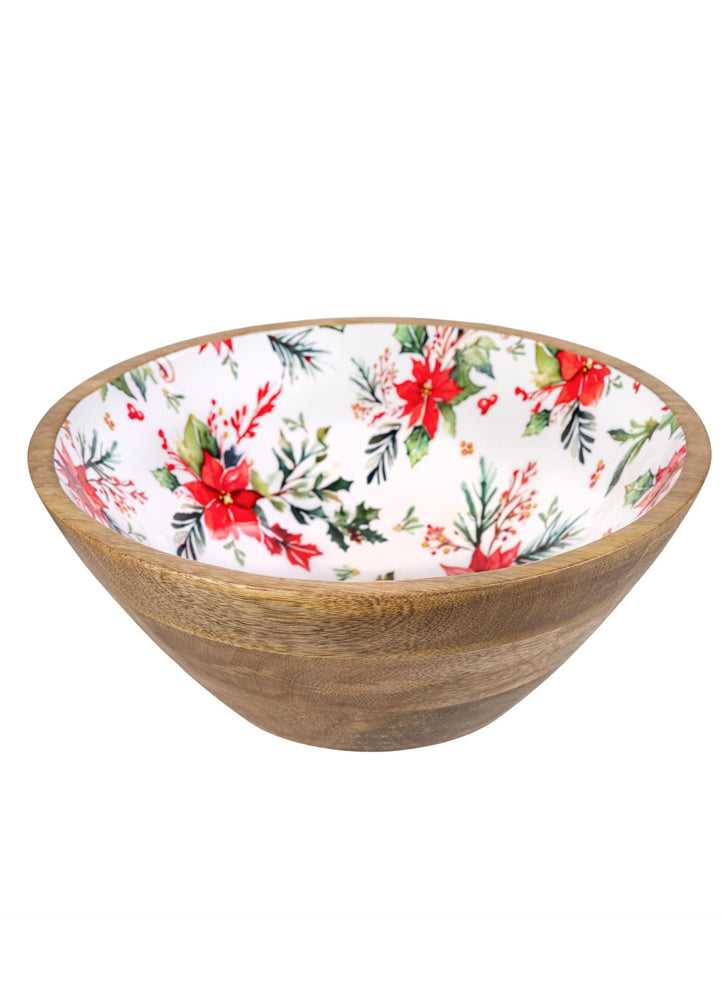 Large Poinsettia Bliss Bowl by Evergreen Enterprises