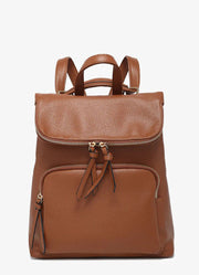 Everlee Convertible Backpack in Brown by Jen & Co