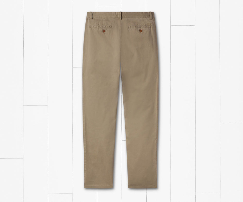 Regretta Stretch Cotton Chino Pant in Burnt Taupe by Southern Marsh