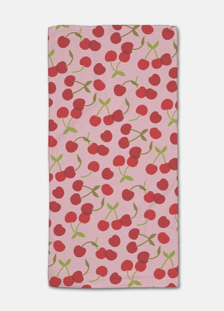 Cheery Cherries Bar Towel by Geometry