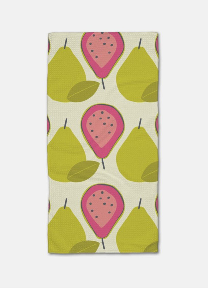 Guava Groove Bar Towel by Geometry