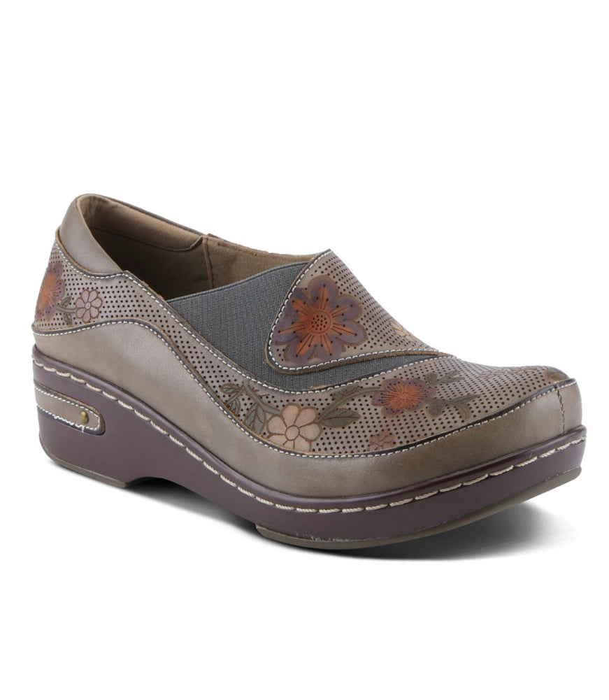 Burbank Flower in Grey Multi by L Artiste