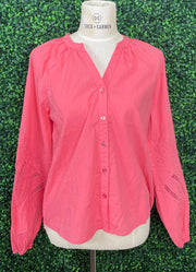 Raglan Sleeve Blouse in Sorbet by Charlie B