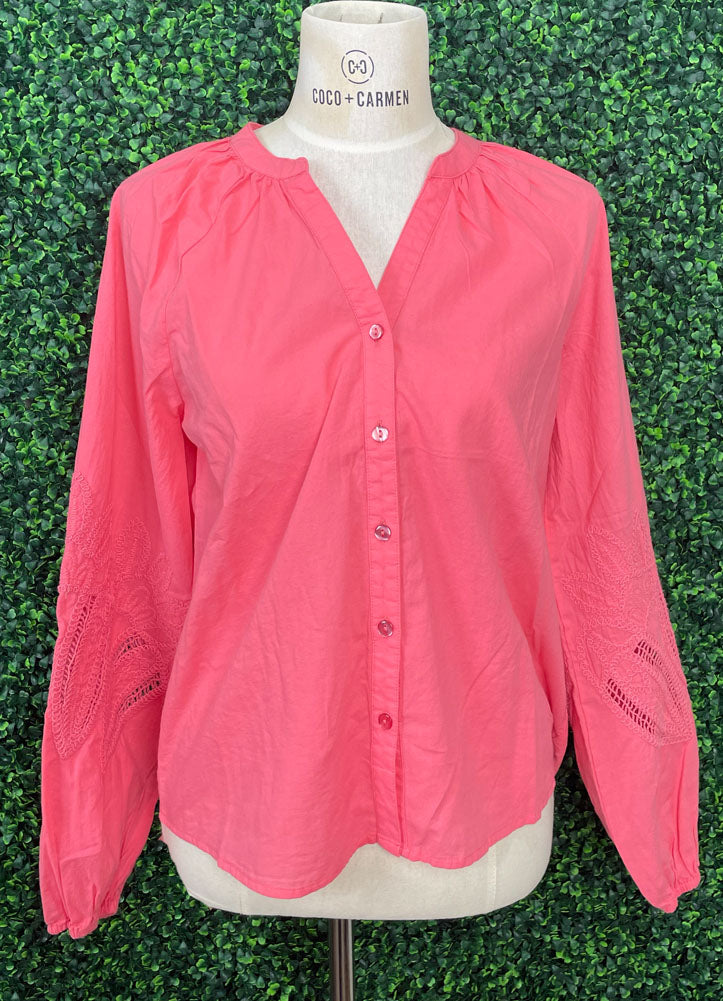 Raglan Sleeve Blouse in Sorbet by Charlie B