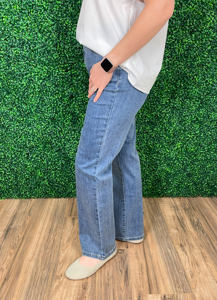 Charlotte Straight Leg in Medium Blue by Charlie B