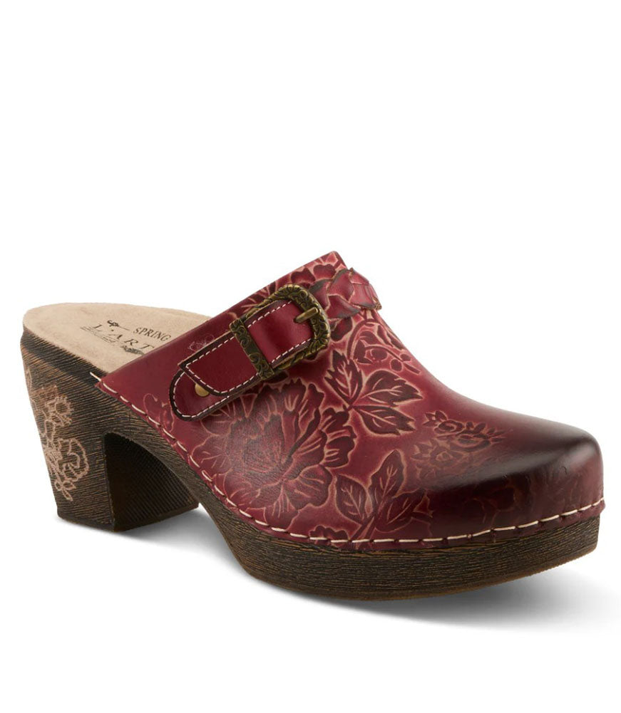 Calliroe in Dark Red Multi by L Artiste