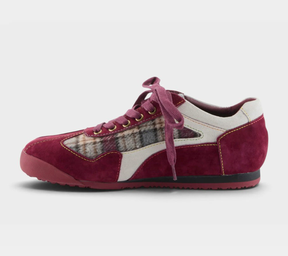 Carpediem in Red Multi Suede by L Artiste