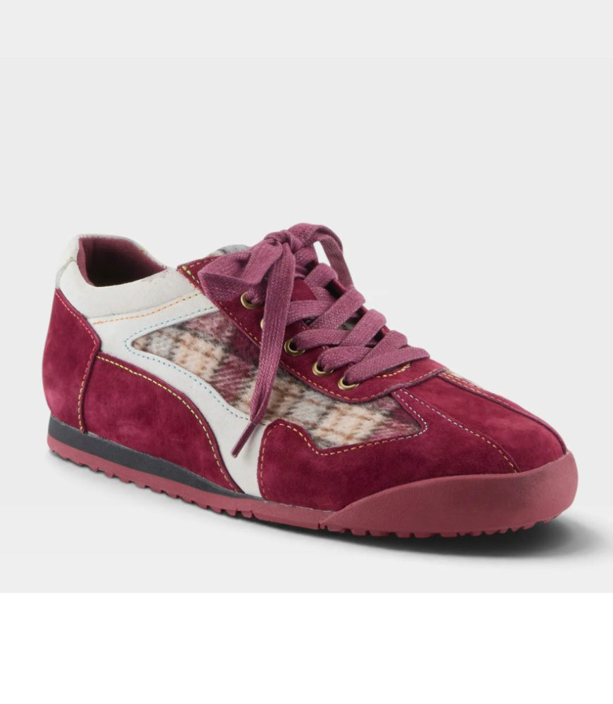 Carpediem in Red Multi Suede by L Artiste
