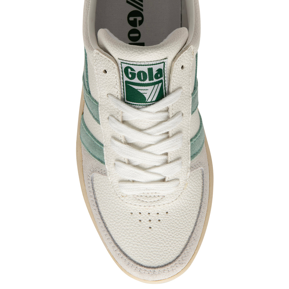 Grandslam Trident in White/Green Mist/Evergreen by Gola
