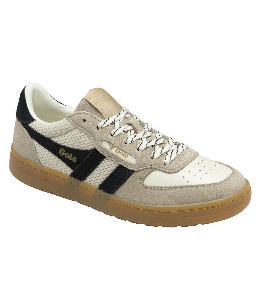 Hawk '83 Sneakers in Off White/Bone/Black/Gum by Gola