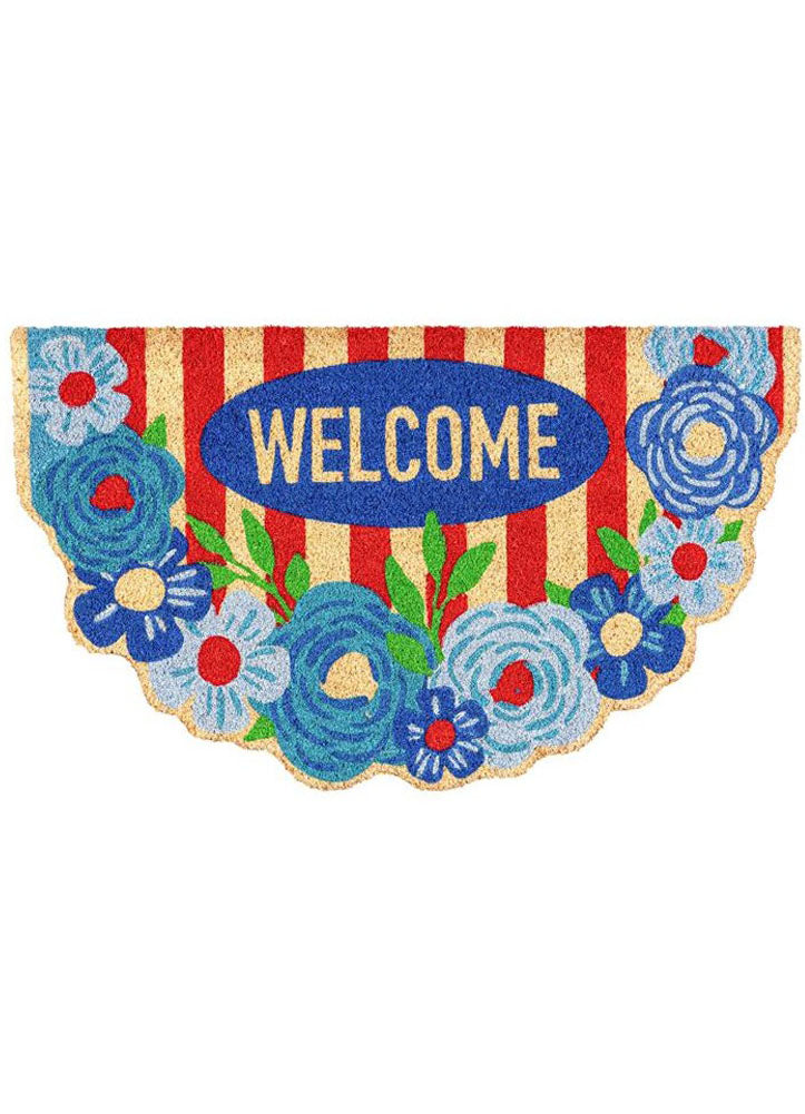 American Classic Floral Welcome Mat by Evergreen